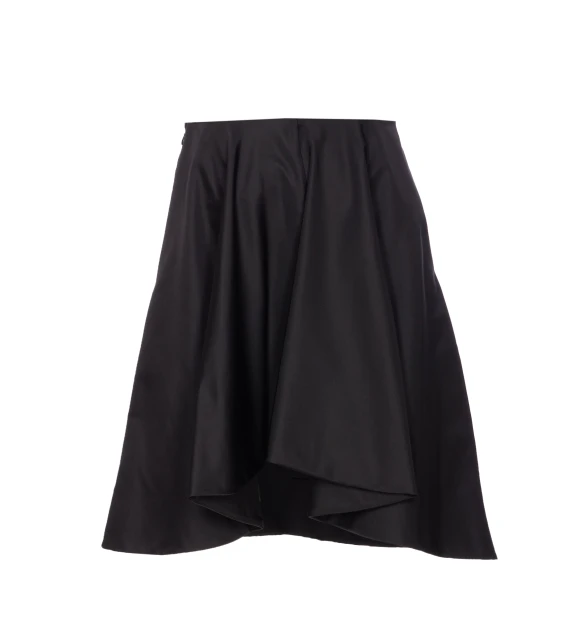 MIDI RUCHED SKIRT