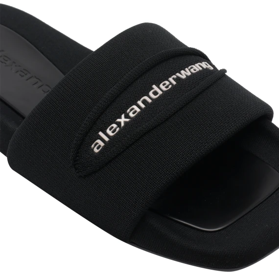 aw slash knit pool slide