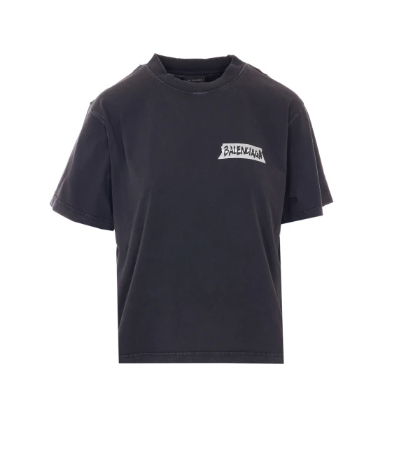 Balenciaga T-shirt e Polo Nero