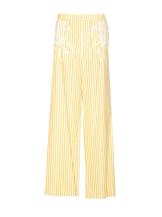 Elisabetta Franchi Pantaloni Giallo