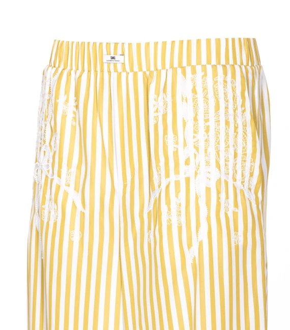 Elisabetta Franchi Pantaloni Giallo