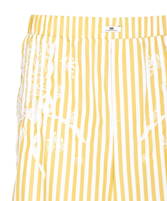 Elisabetta Franchi Pantaloni Giallo