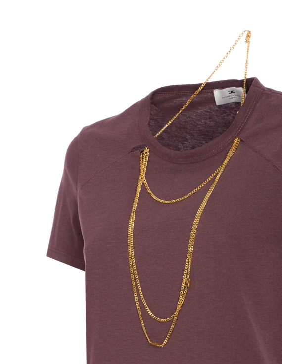 JERSEY T-SHIRT WITH JEWEL DETAIL