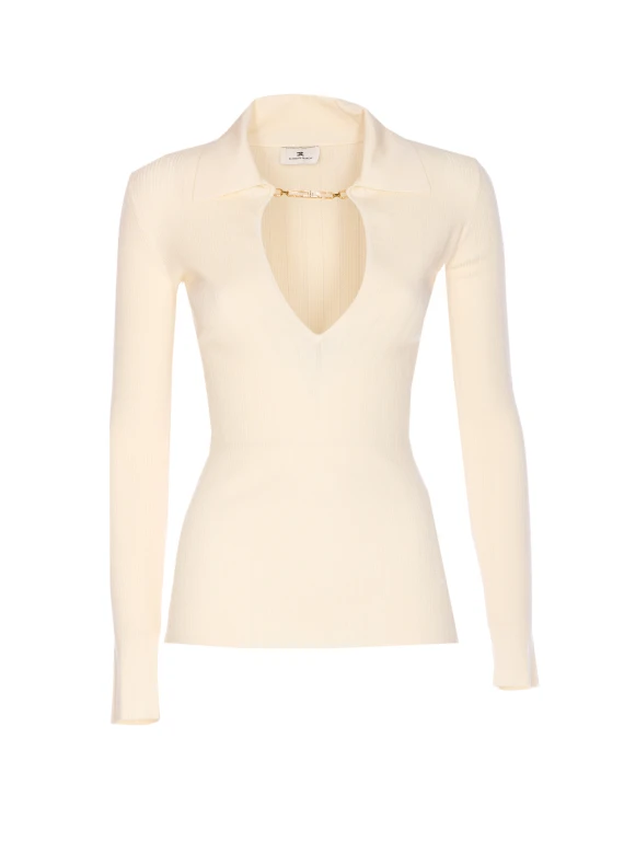 Elisabetta Franchi Maglie Bianco