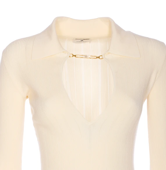 Elisabetta Franchi Maglie Bianco