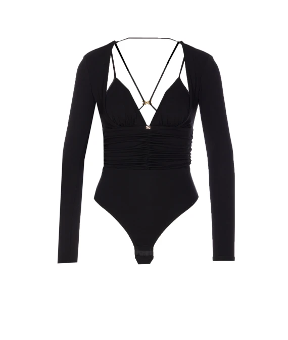 Elisabetta Franchi Top Nero