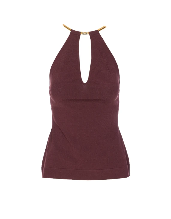 Elisabetta Franchi Top Rosso