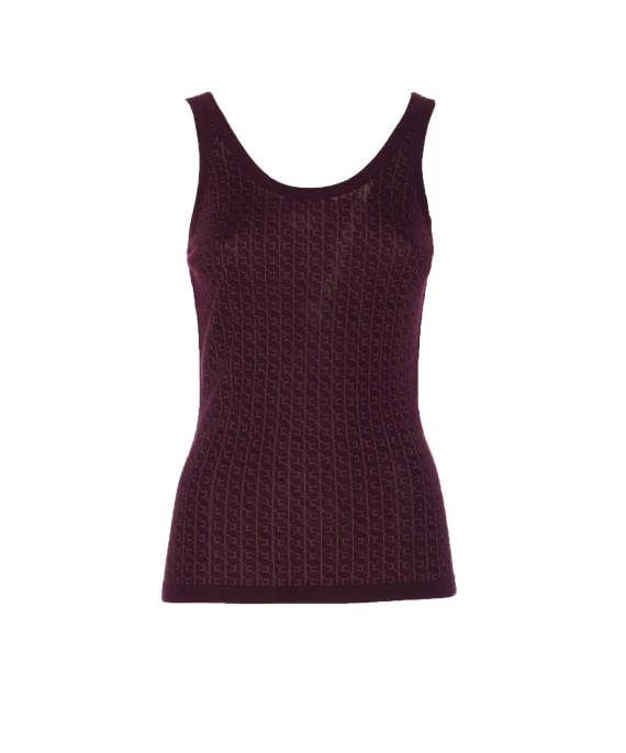 Elisabetta Franchi Top Rosso