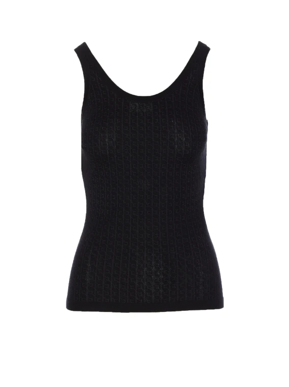 Elisabetta Franchi Top Black