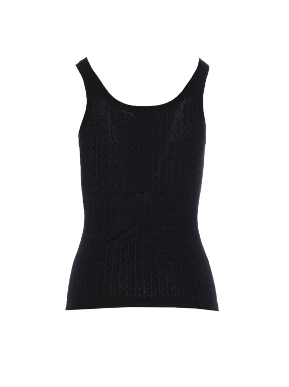 Elisabetta Franchi Top Black