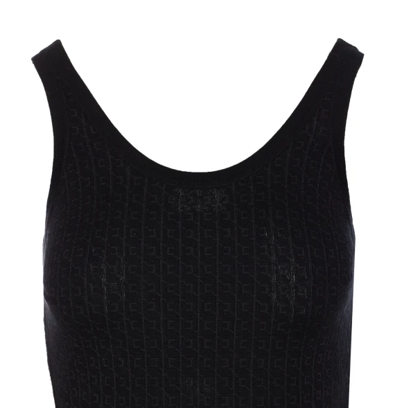 Elisabetta Franchi Top Black