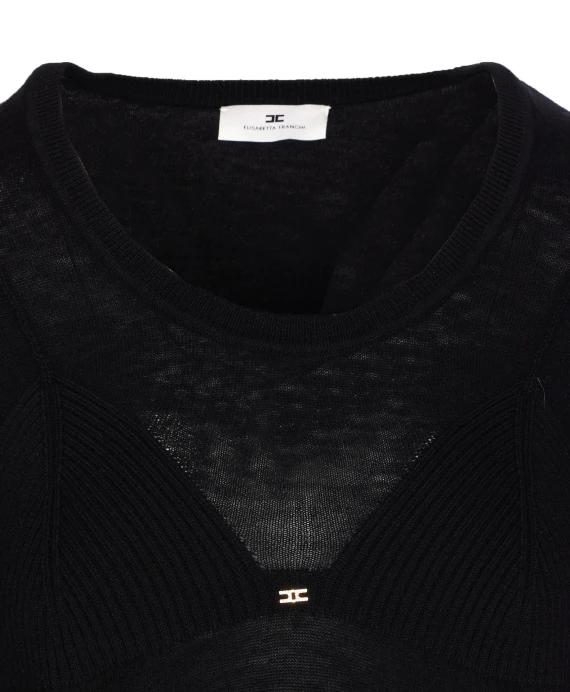 Elisabetta Franchi Maglie Nero