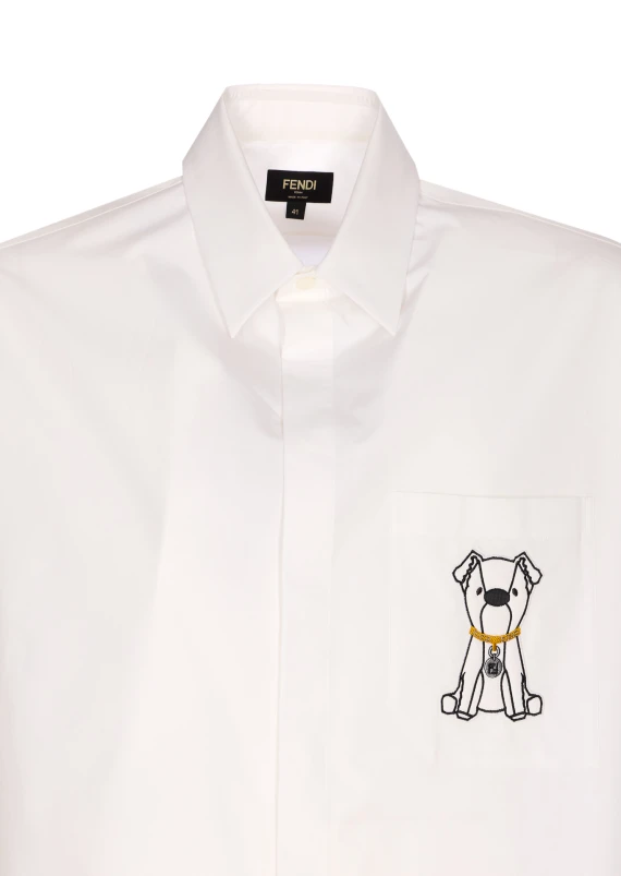 Fendi Camicie Bianco