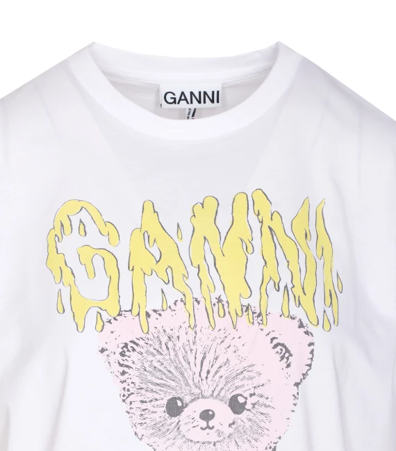 basic cotton jersey teddy relaxed t-shirt