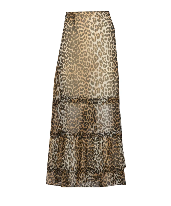LEOPARD PRINT SKIRT