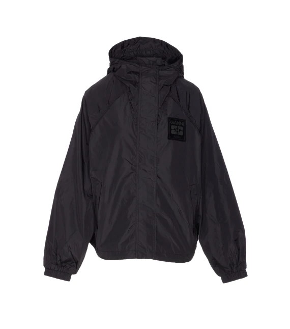 BLACK NYLON JACKET