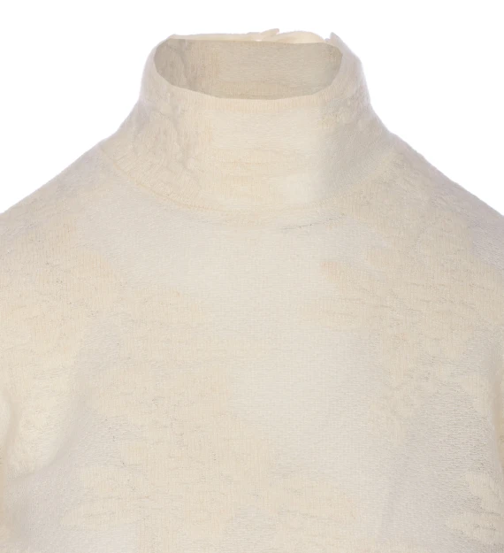 SHEER FLOWER JACQUARD BODY