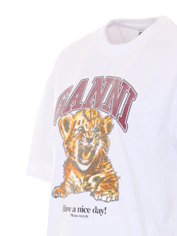 GANNI T-shirt e Polo Bianco
