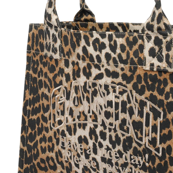 large easy shopper pocket print