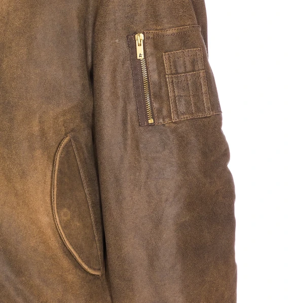 JOURNEY LEATHER BOMBER