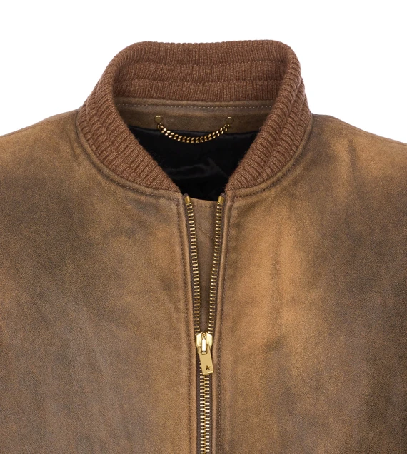 JOURNEY LEATHER BOMBER