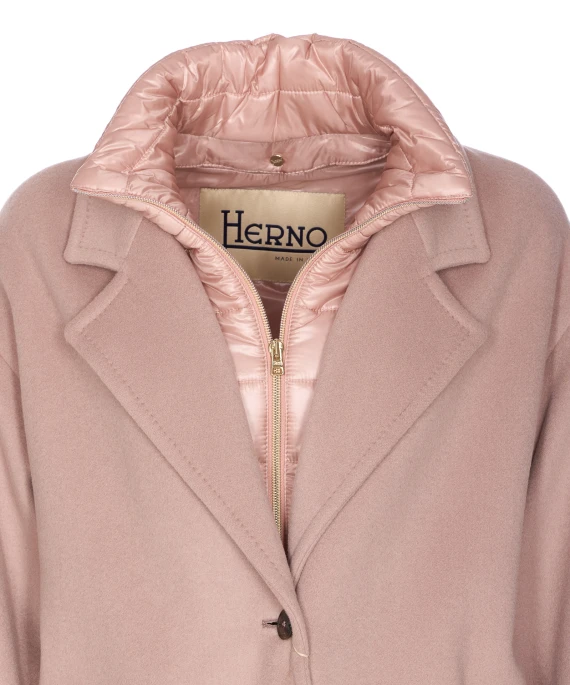 COAT WITH NYLON ULTRALIGHT