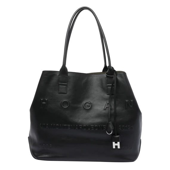 HOGAN SCRIPT MEDIUM SHOPPING BAG