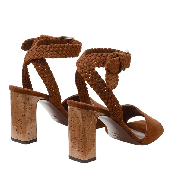 Scarpe con Tacco Marrone