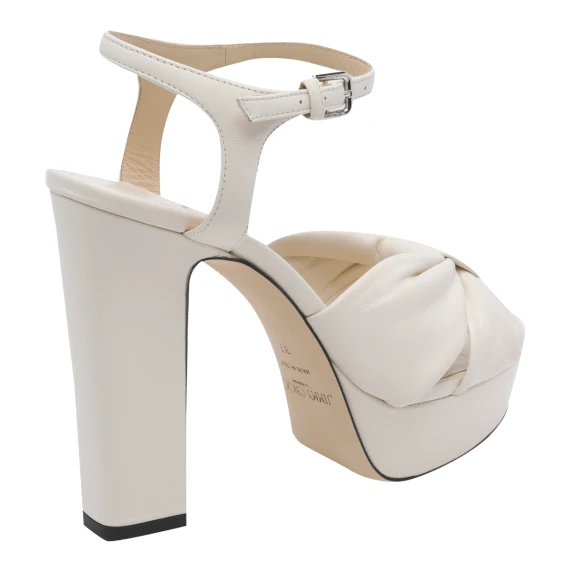 Scarpe con Tacco Bianco