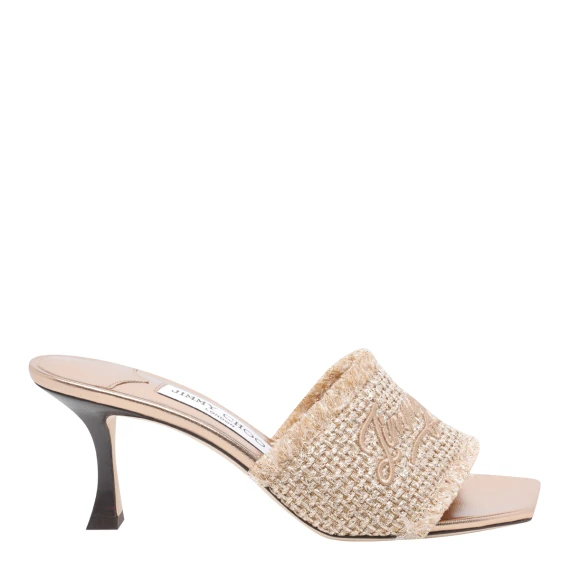 Scarpe con Tacco Beige