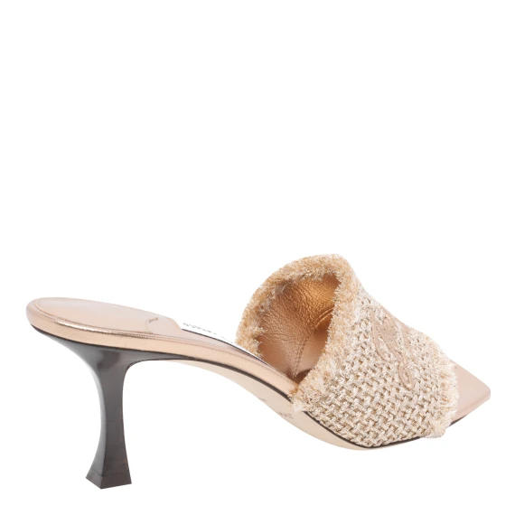 Scarpe con Tacco Beige