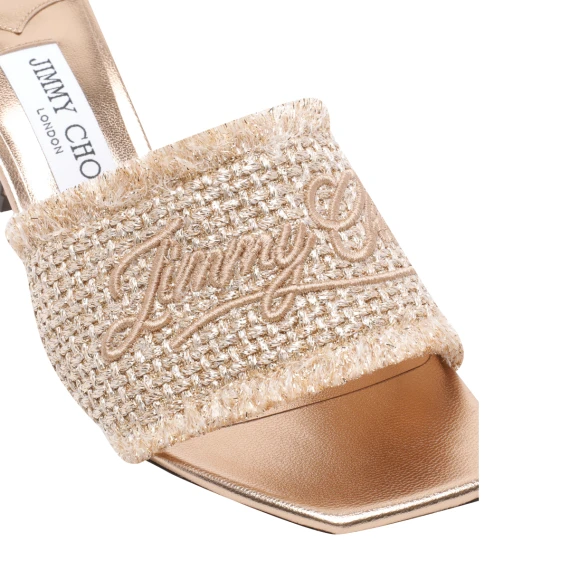 Scarpe con Tacco Beige