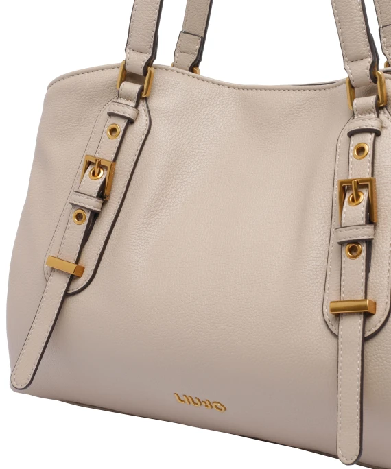 MEDIUM LOGO SATCHEL BAG