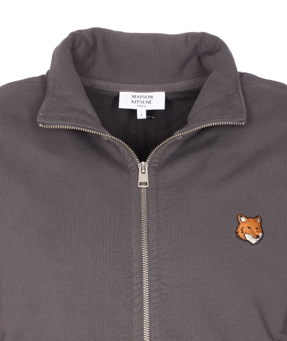 FOX HEAD ZIPPED SWEATSHIRT
