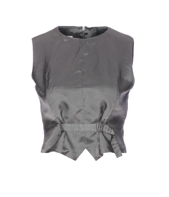 MM6 Maison Margiela Top Grigio
