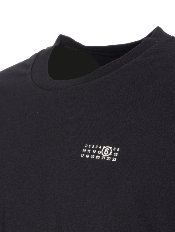 MM6 Maison Margiela T-shirt e Polo Nero