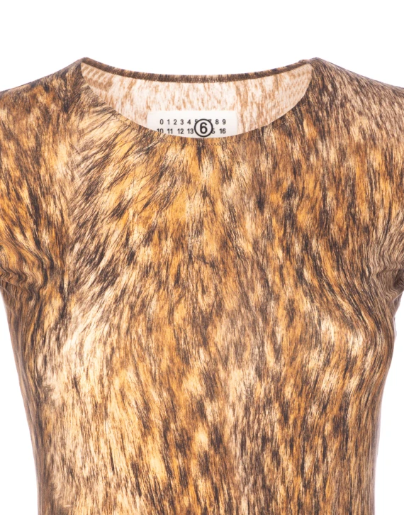 MM6 Maison Margiela Top Marrone