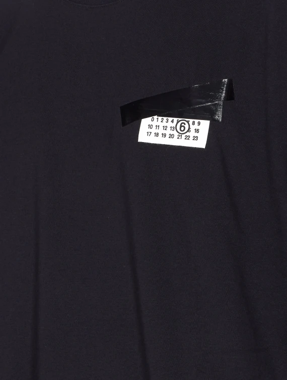 MM6 Maison Margiela T-shirt e Polo Nero