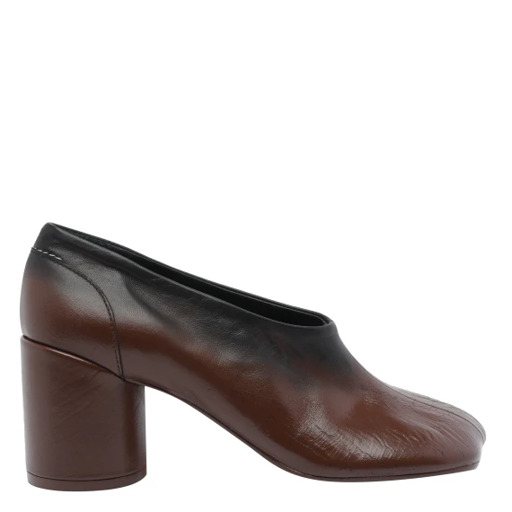 MM6 Maison Margiela Scarpe con Tacco Marrone