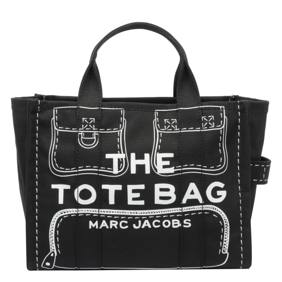 THE TROMPE L'OEIL CARGO CANVAS MEDIUM TOTE BAG