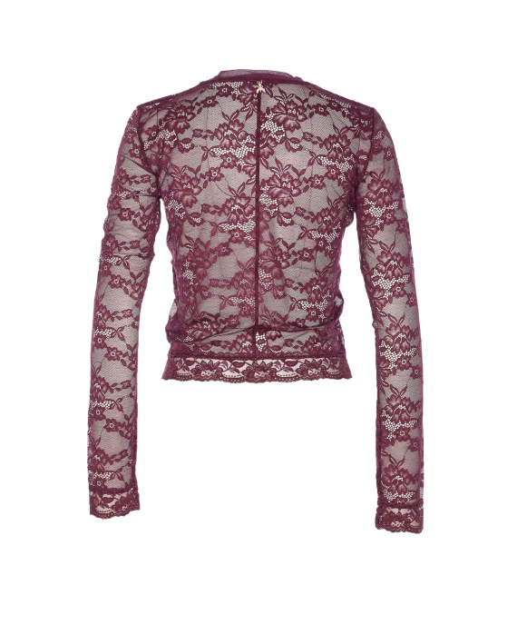 LACE LONG SLEEVES T-SHIRT