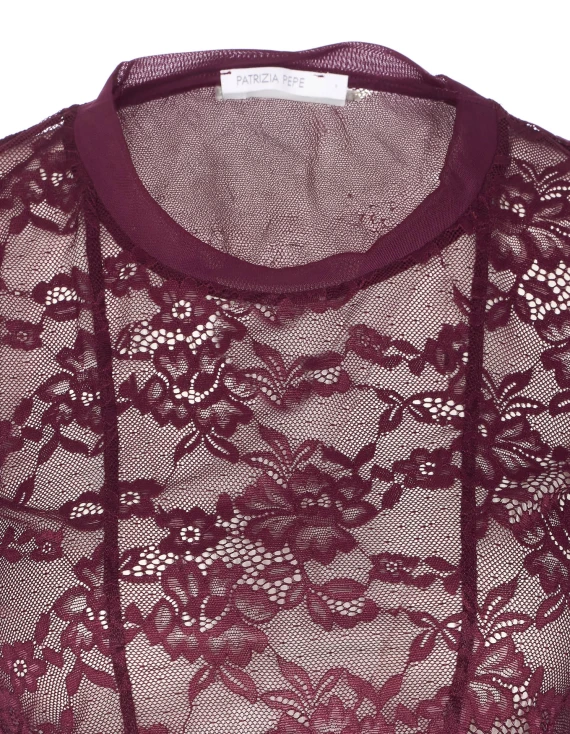 LACE LONG SLEEVES T-SHIRT