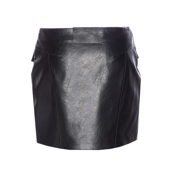 GLAM ROCK MINISKIRT WITH BUTTONS