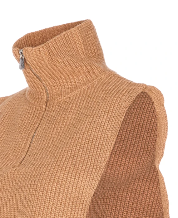 CIPRO KNITTED NECK WARMER WITH ZIP