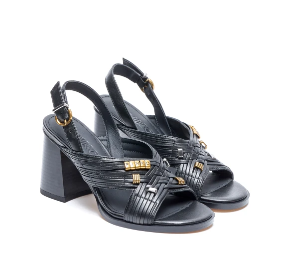 Scarpe con Tacco Nero