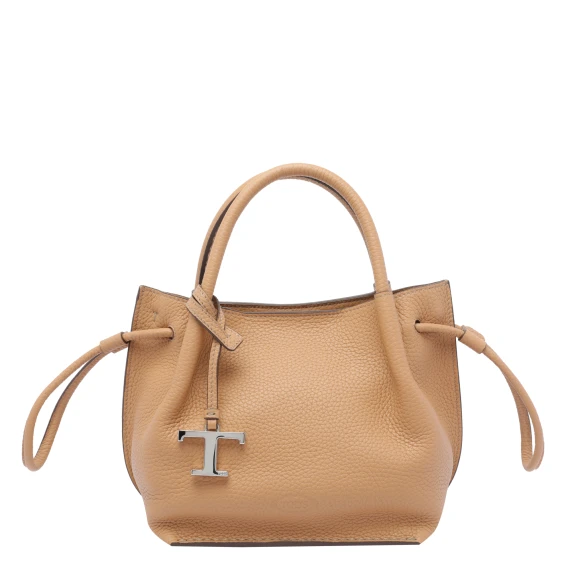 SMALL LEATHER BUCKET BAG