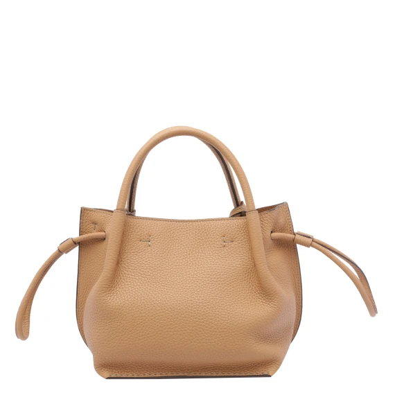 SMALL LEATHER BUCKET BAG
