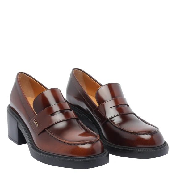 LEATHER PUMP LOAFERS