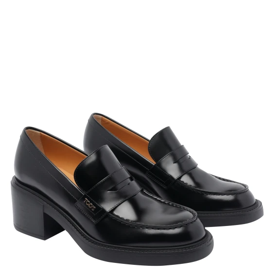 LEATHER PUMP LOAFERS