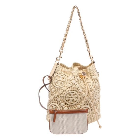 T-MONOGRAM BUCKET BAG